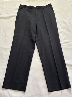 Men's Dress Pants - Black Tailored Trousers